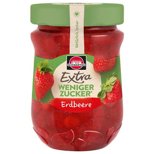 Schwartau Extra Weniger Zucker Erdbeere