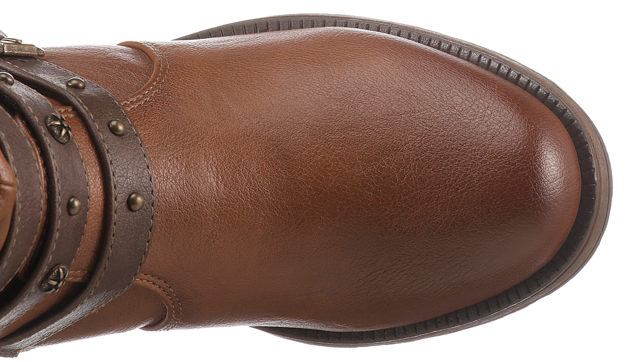 Mustang Shoes Stiefel  mit Nietenband und Zierkette
