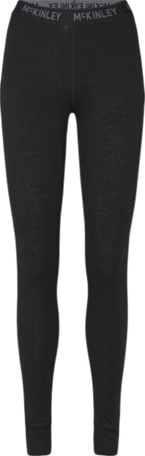 MCKINLEY Wool Base uldunderbukser Sort