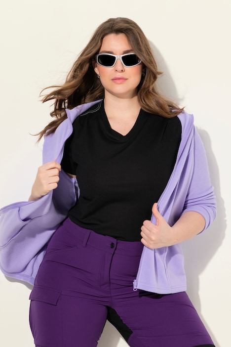 Fleecejacke, Baukastensystem, Innenjacke, Stehkragen