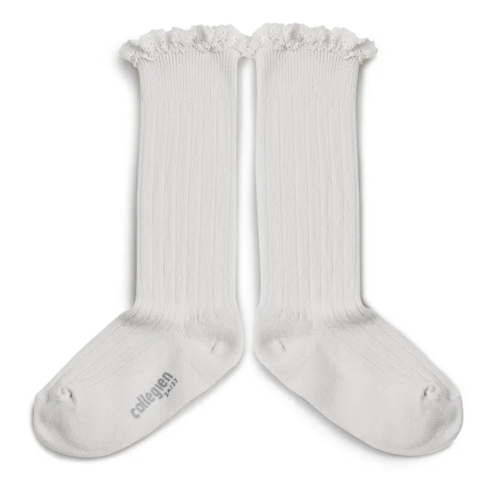 Collégien Chaussettes Joséphine | Blanc