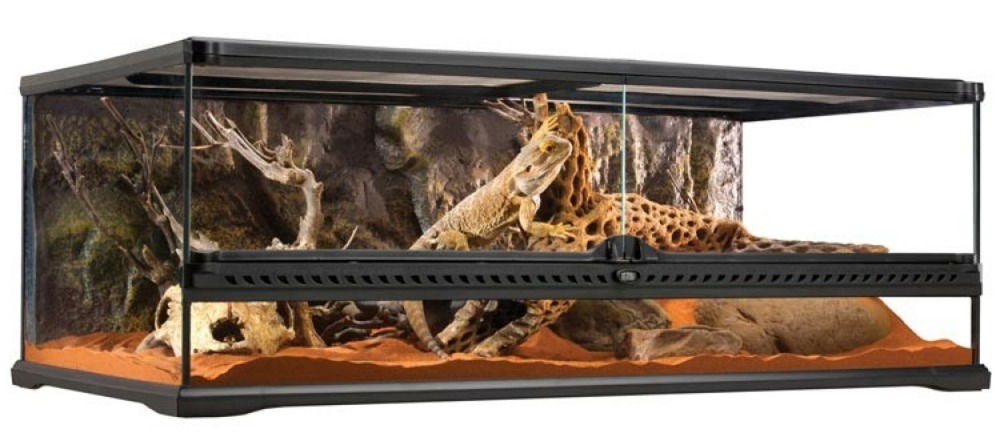 Exo terra terrarium l / low, 121l, 90x45x30cm