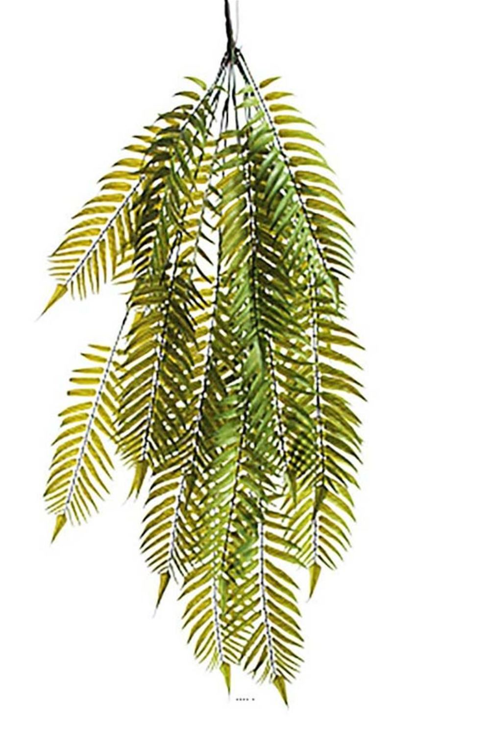Chute de palmier artificiel l 100 cm vert 8 ramures