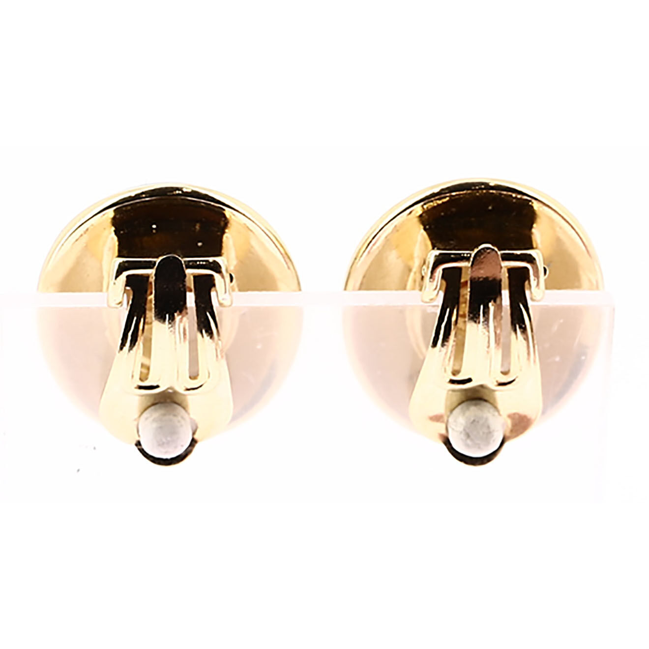 Celine Boucles d'oreilles à Clips Strass noires - Neuf sans étiquette