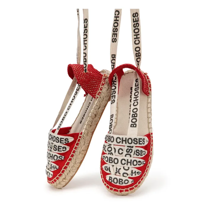 Bobo Choses Espadrilles Coton Bio | Rouge