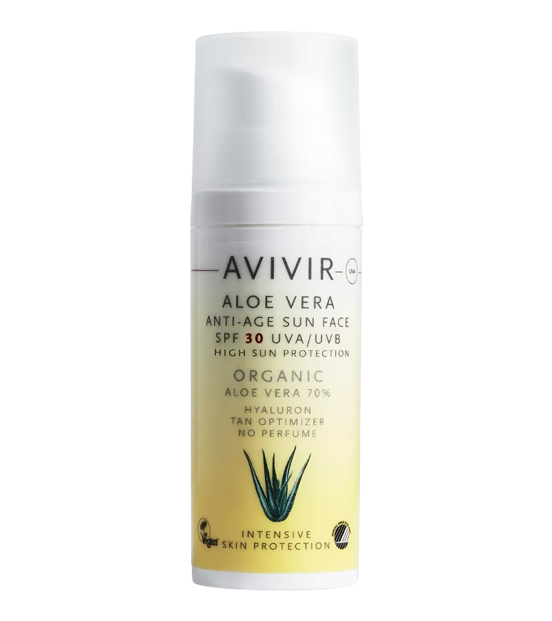 Avivir Aloe vera Anti-Age Sun Face SPF30 - 50 ml.