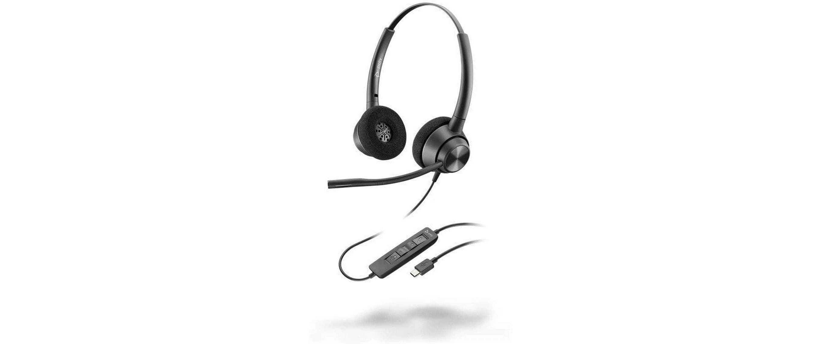 Headset Poly EncorePro 320 Duo USB-CUSB-Headset für PC