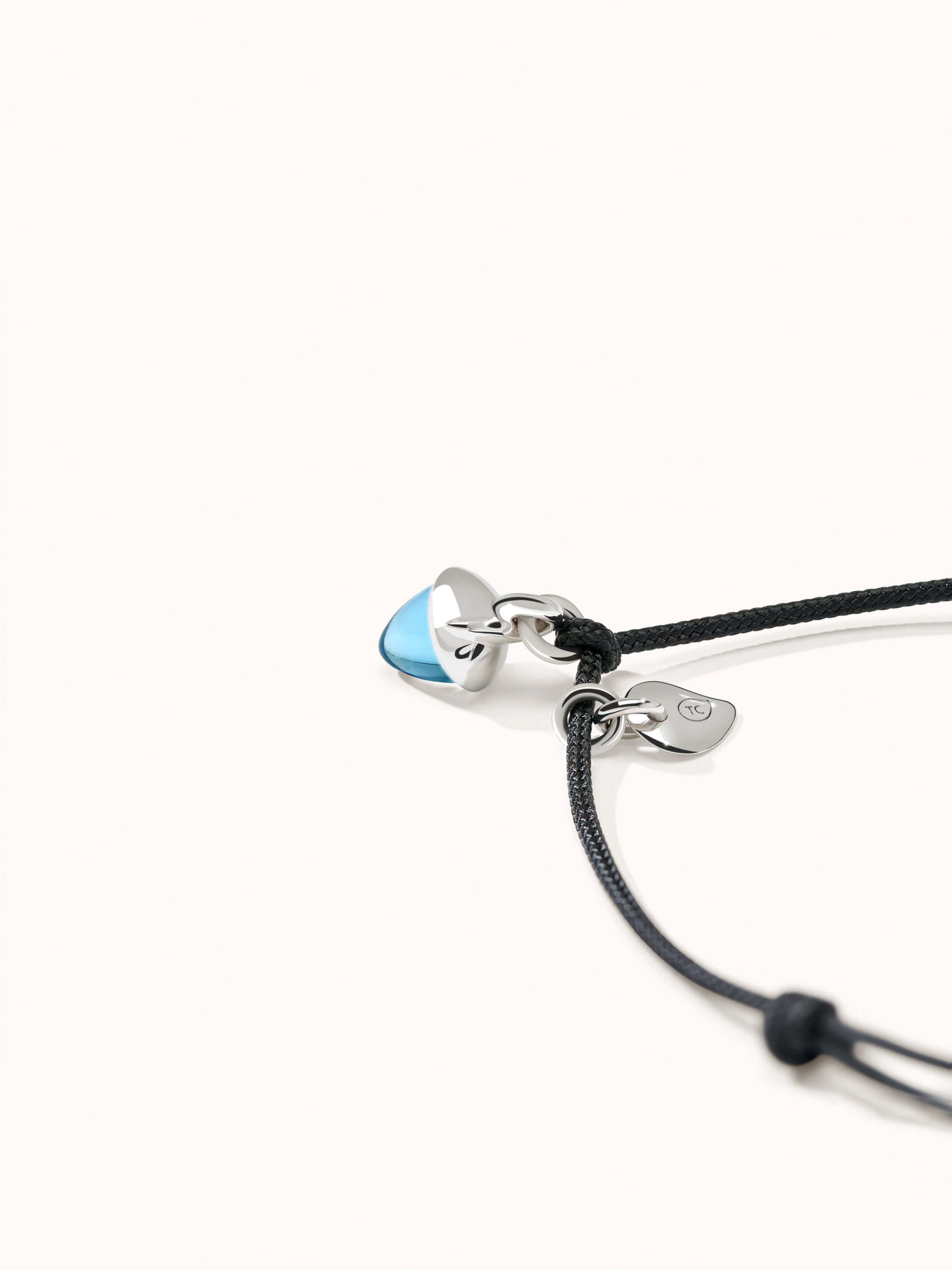 TAMARA COMOLLI Armband BRACELET 'MYMIKADO' WITH SWISS TOPAZ aus 18 Karat Weißgold mit Swiss Topas