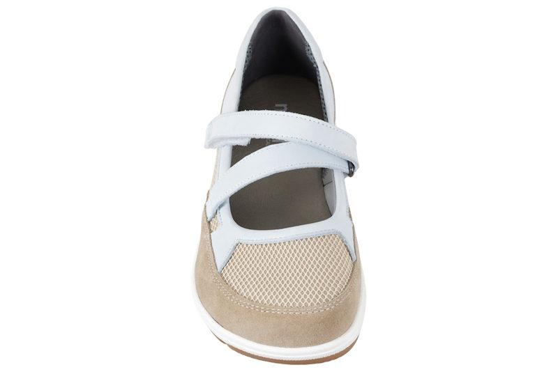 NEW FEET BALLERINA I LYSEBLÅT NUBUCK