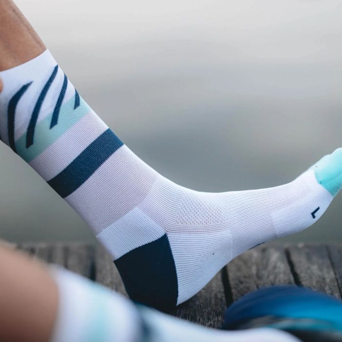 Incylence Unisex Strømper Running Disrupts Socks Hvid