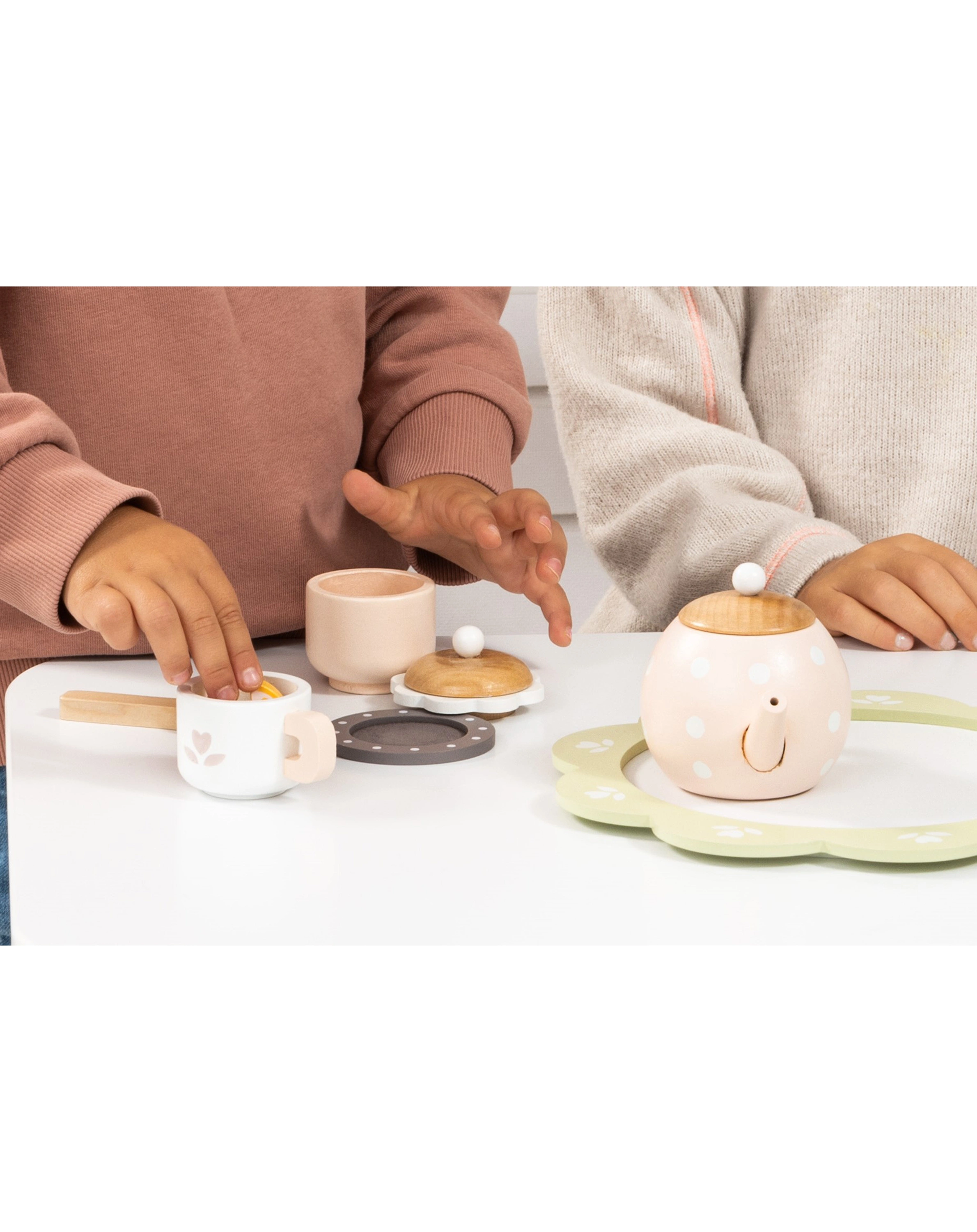 Tee-Service TEATIME 14-teilig aus Holz