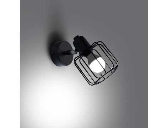 SOLLUX LIGHTING - Applique beluci 1 noir