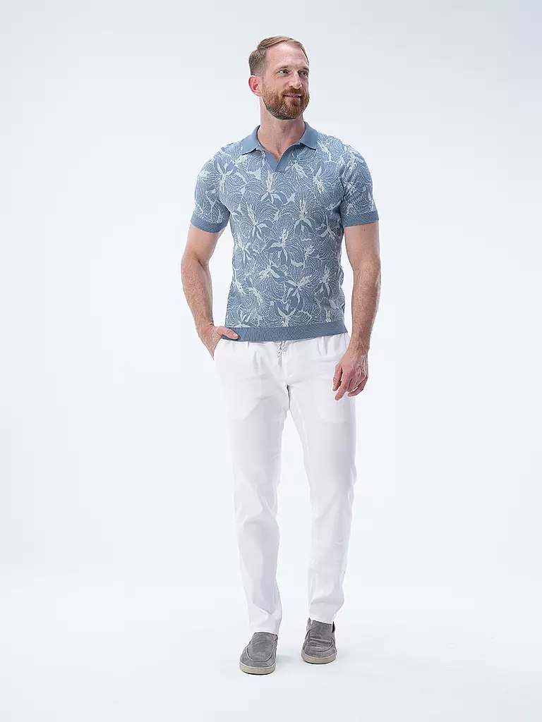 BRAX Leinenhose Modern Fit FABIO K  weiss