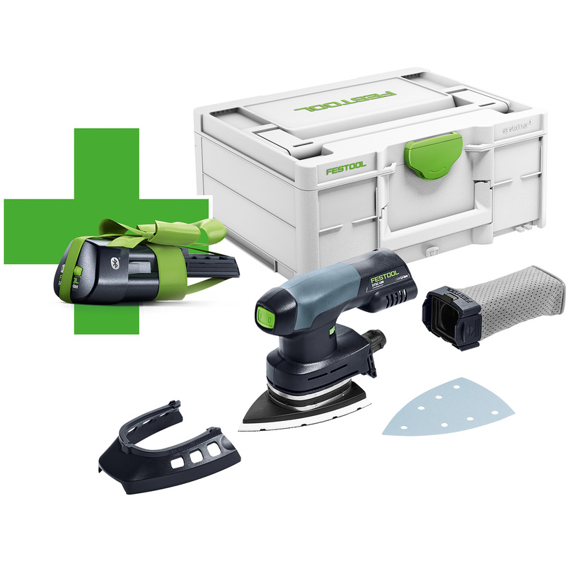 Festool DTSC 400-Basic-ERGO accu deltaschuurmachine + 1x accu 18V Li-ion
