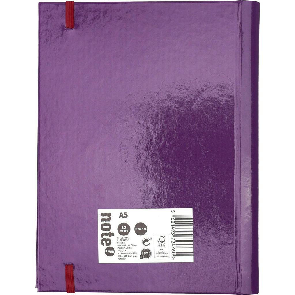 Agenda A5 2025 Semanal Basic Note!