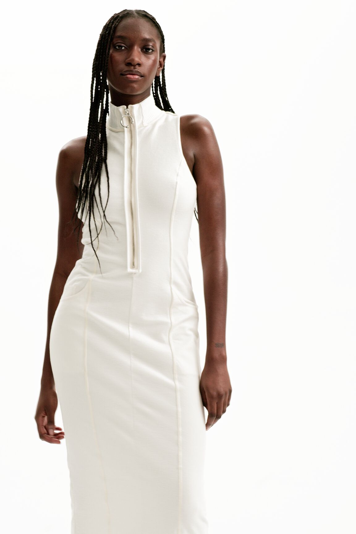 Robe midi zippée Nathy Peluso