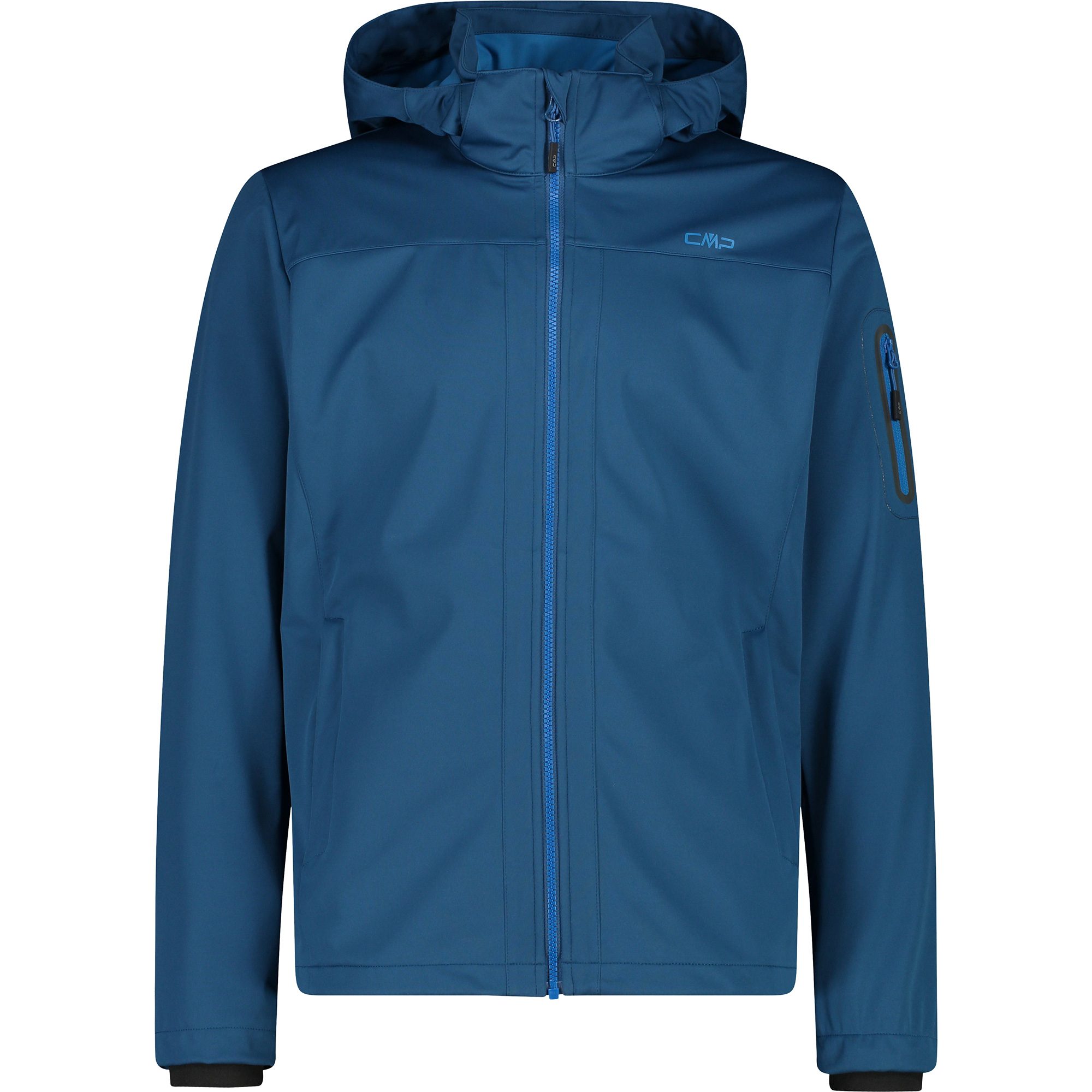 CMP Zip Hood Softshelljacke Herren ocean