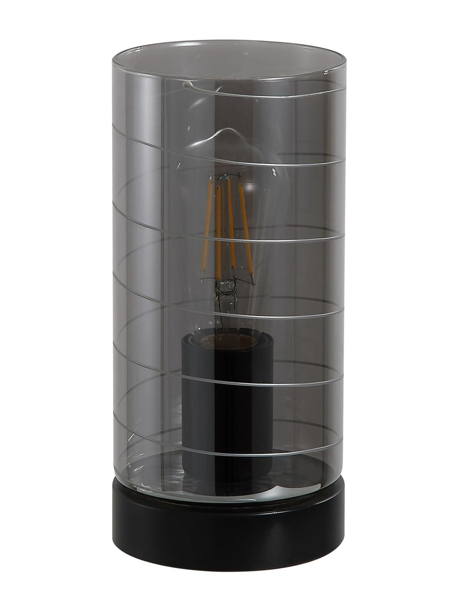 Searchlight 1 Light Glass Table Lamp