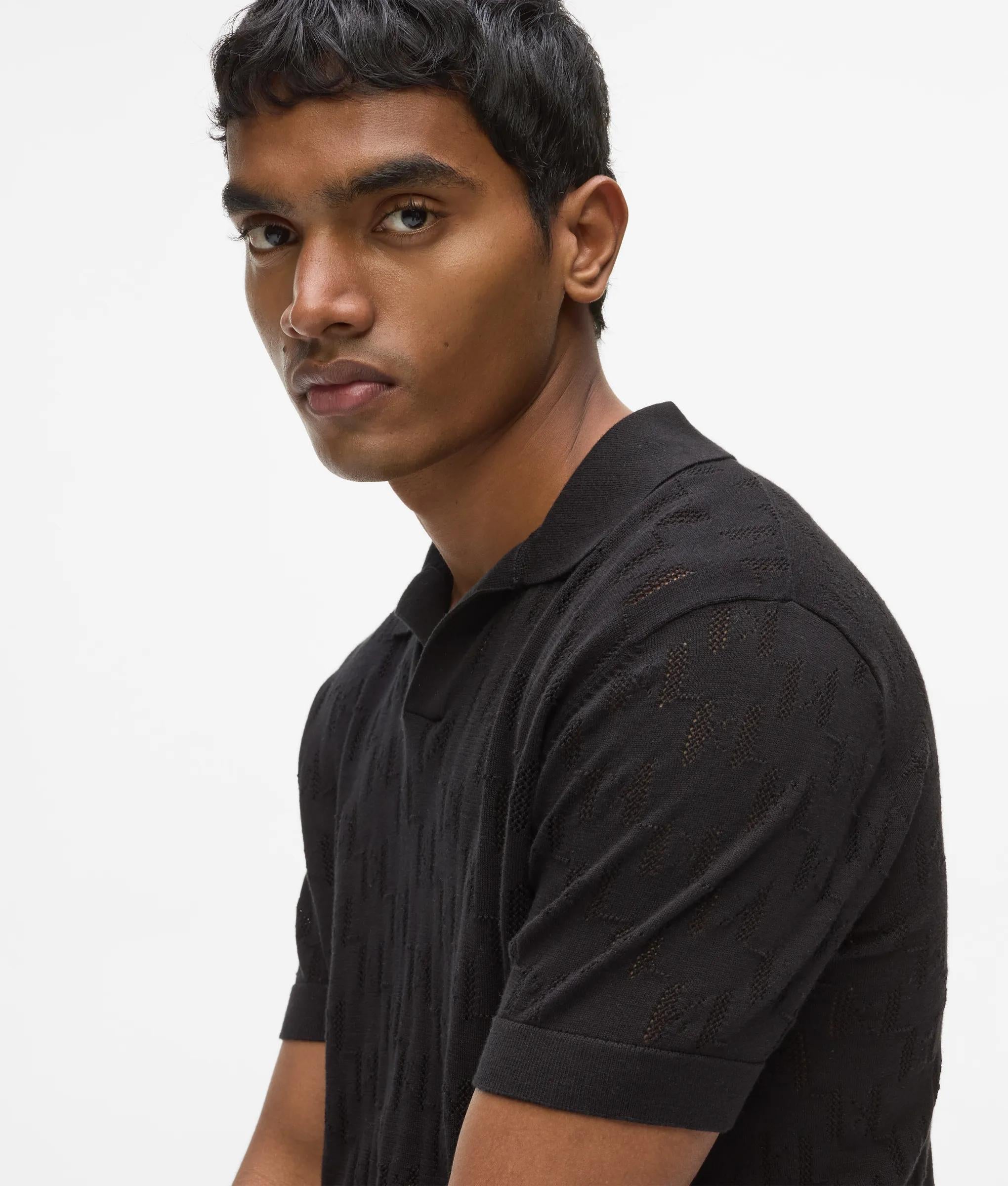 Monogram gebreide polo