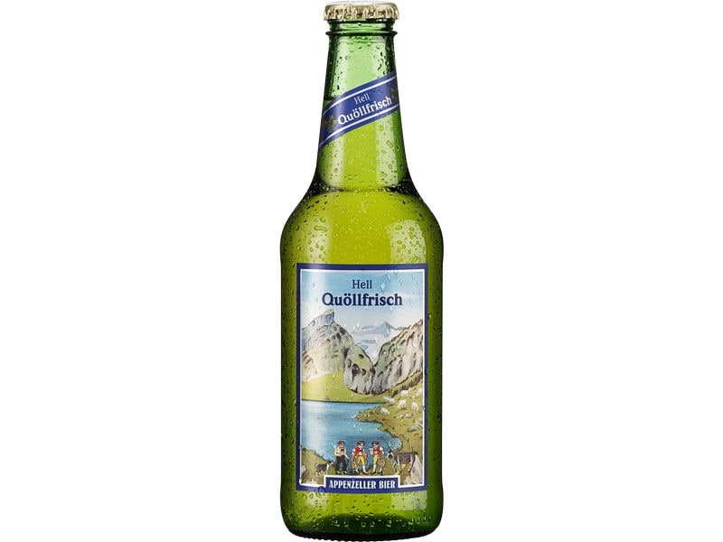 Appenzeller Bier Bier Quöllfrisch 10 x 0.33 l Hellbier