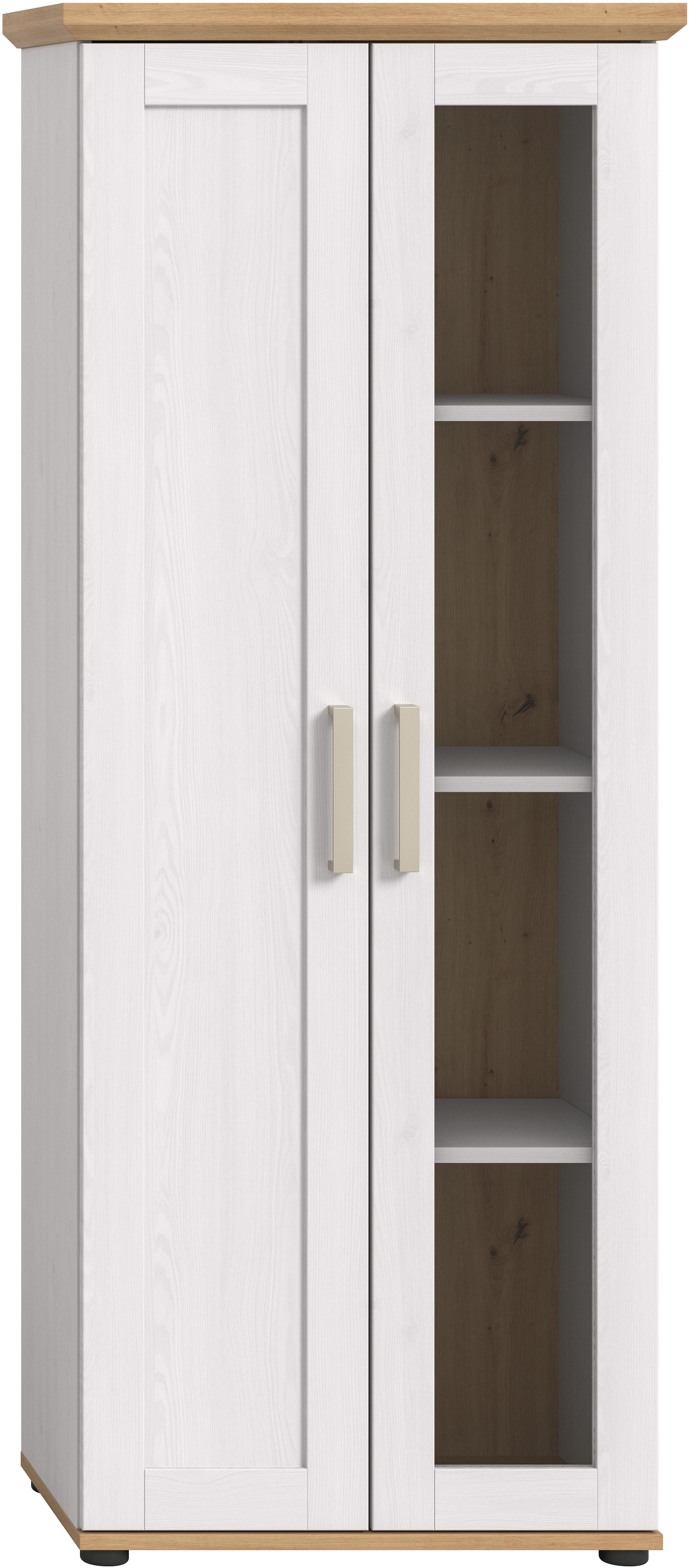 Home affaire Vitrine »Cosenza, Höhe 161 cm, 2 Türen, 4 Fächer« 1 Stk. tlg. Vitrine, Höhe 161 cm, Wohnzimmer, Esszimmer