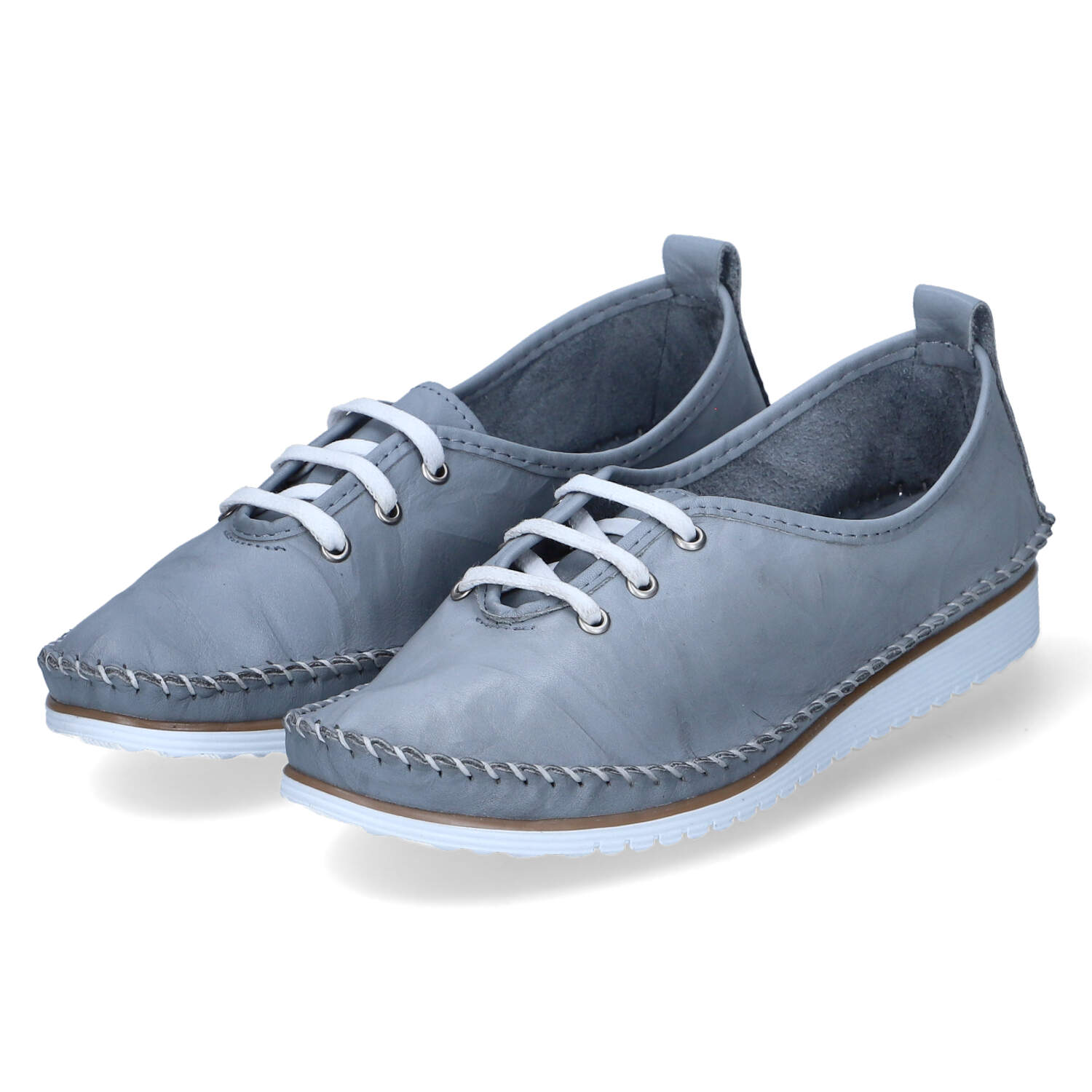Andrea Conti Schnürschuhe - hellgrau