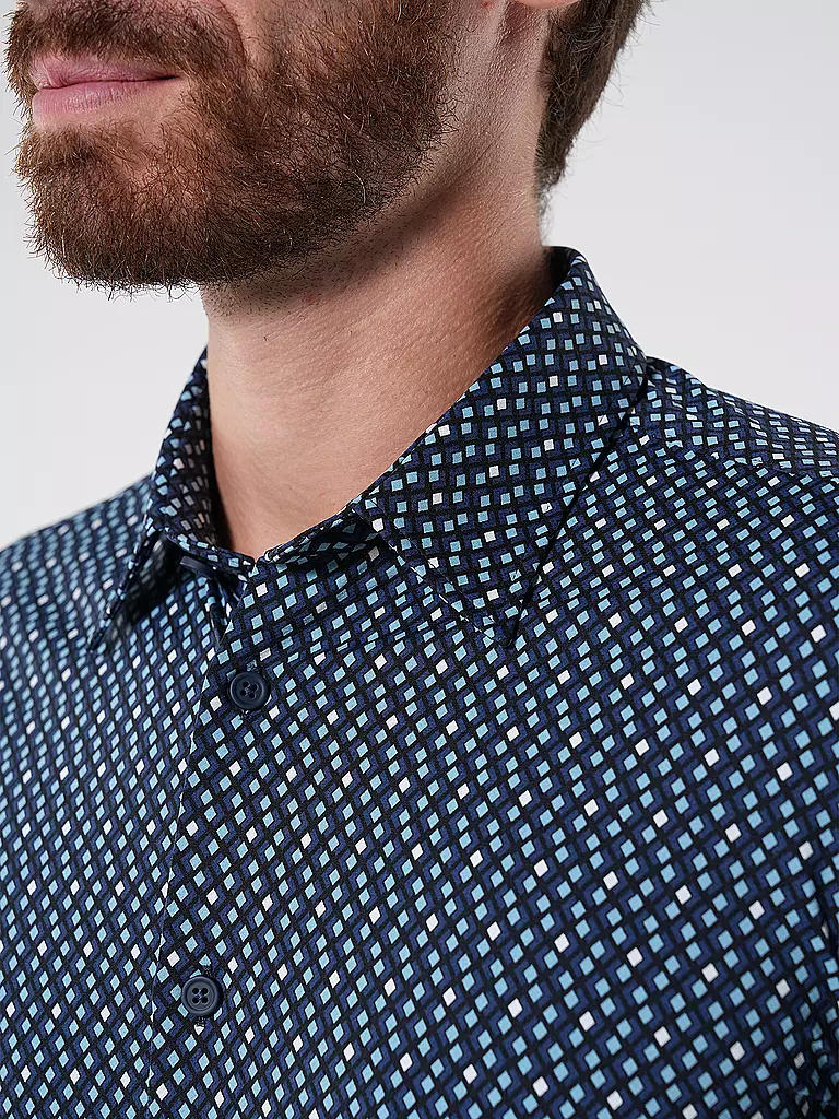 BOSS Hemd Slim Fit dunkelblau