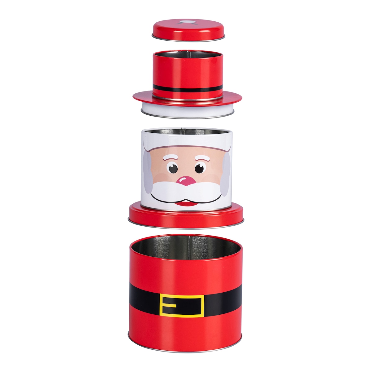 genialo - Keksdosen-Set, 3-teilig - Santa