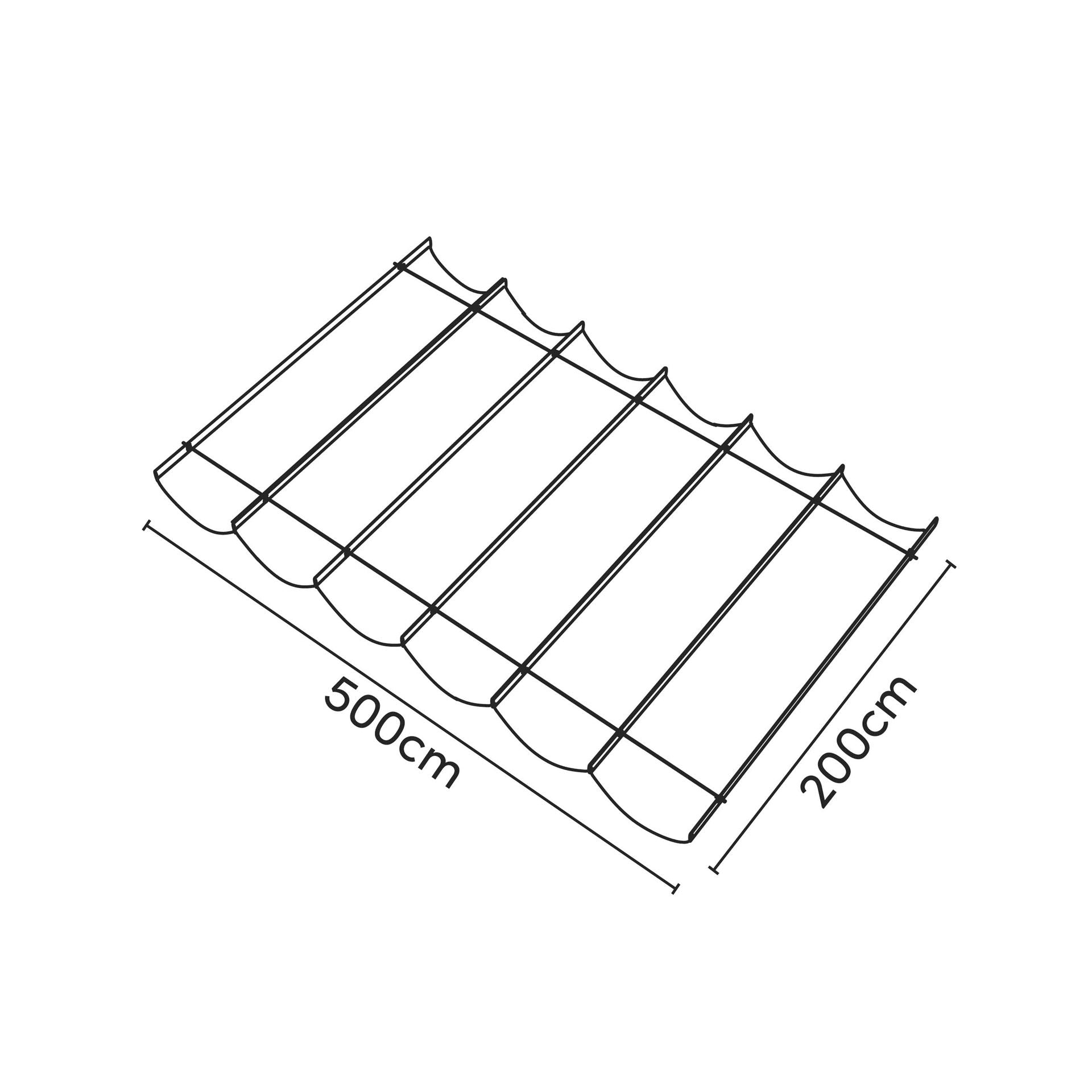 Platinum Sun & Shade Harmonica Schaduwdoek - B200xL500 cm - Greige -