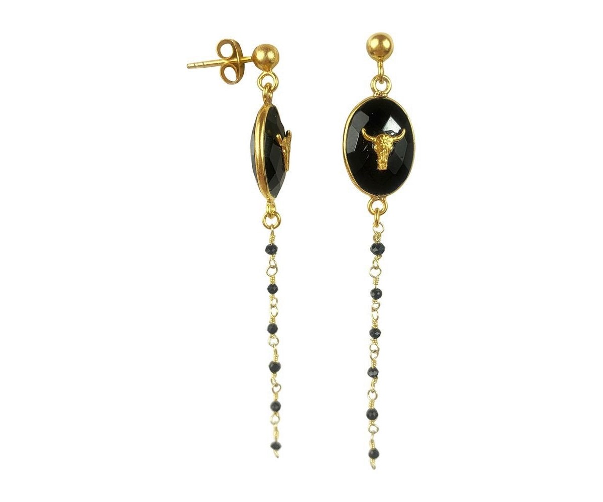 Boucles d'oreilles Maha Konasana Doré