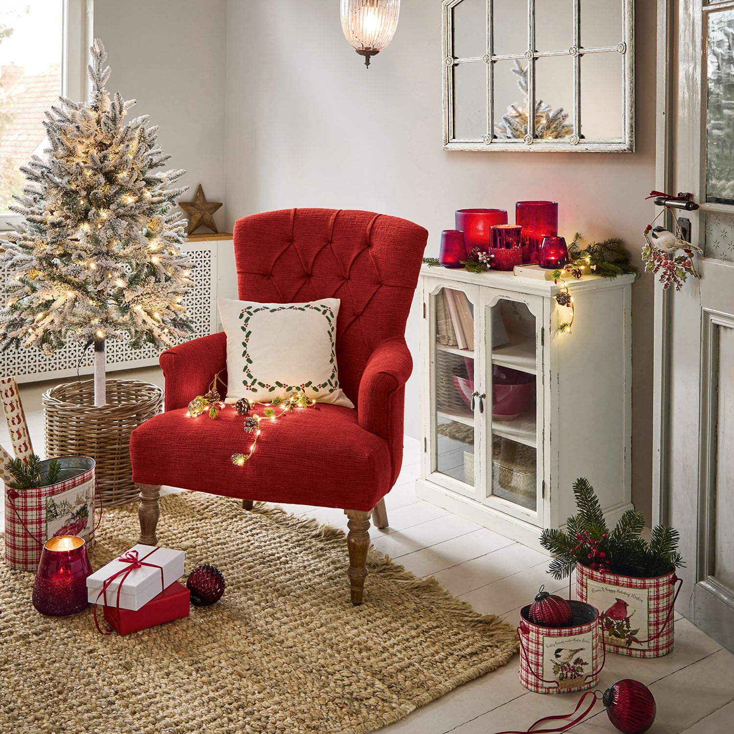 Sessel Hinsdale rot