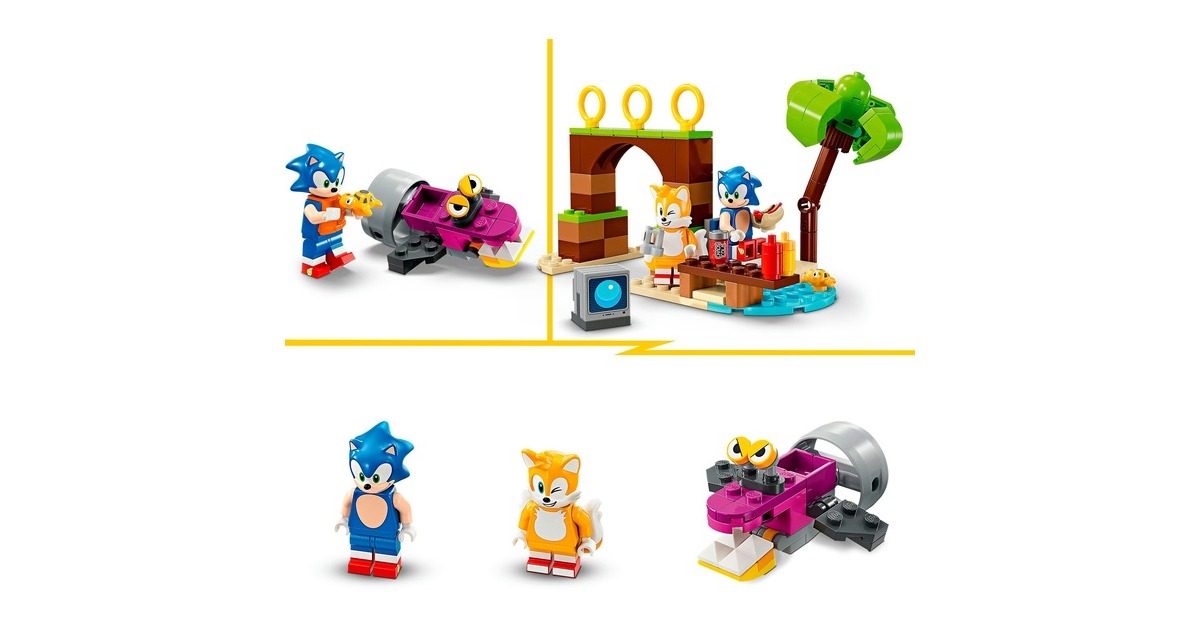 LEGOSonic the Hedgehog - Tails' avonturenboot Constructiespeelgoed  (76997)