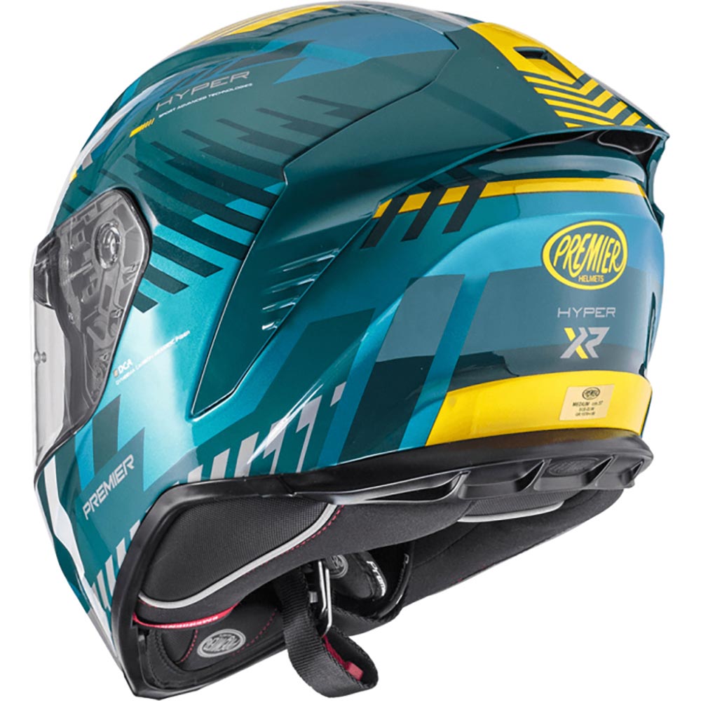 premier - Casque Hyper XR Turquoise / Vert / Jaune