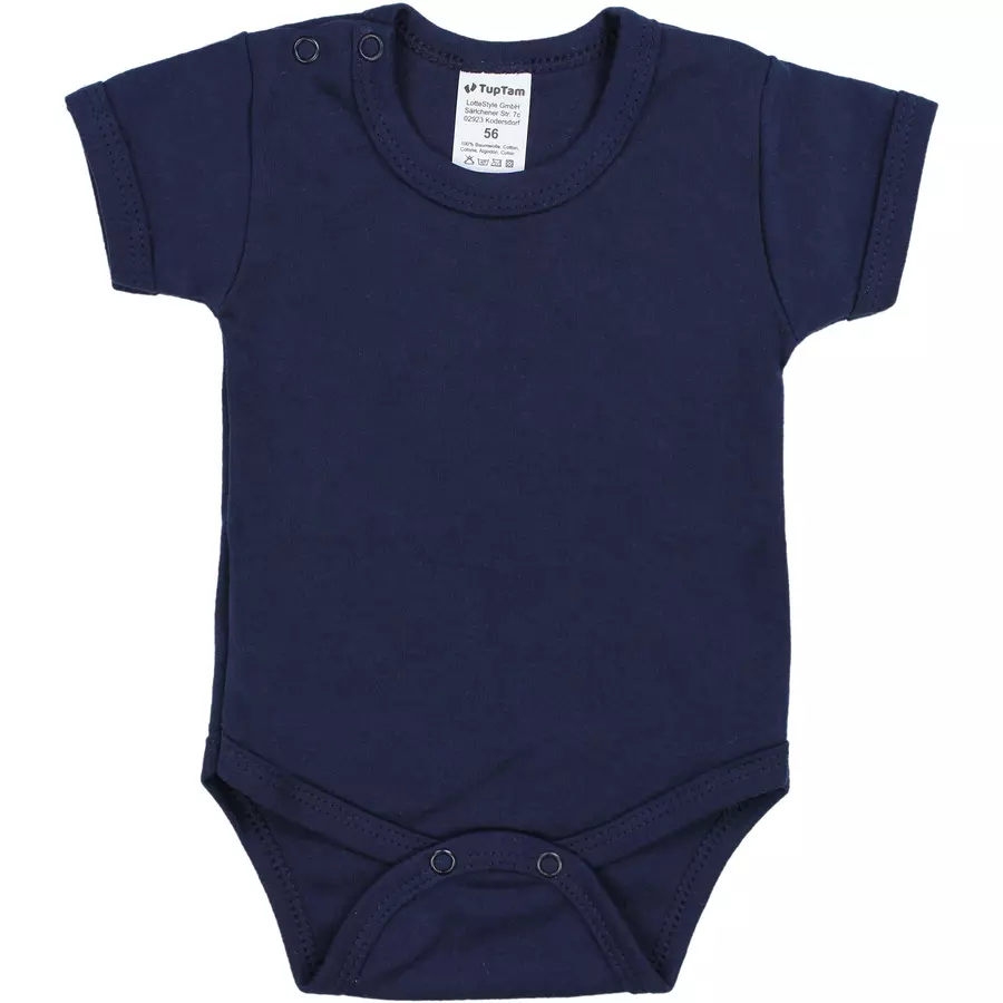 TupTam Jungen Baby Body Kurzarm 5er Pack blauweiß