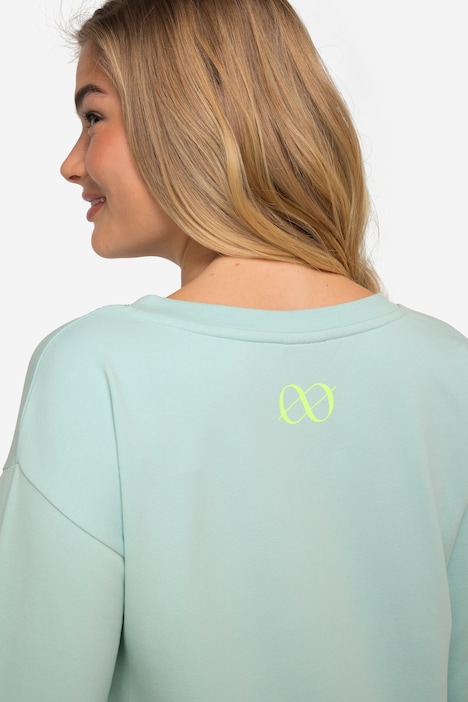 Sweatshirt, oversized, Schriftzug, Langarm