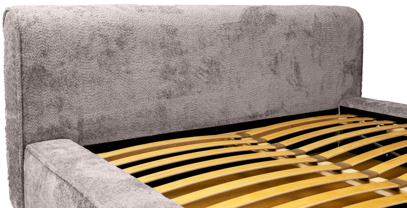Trae Mobler Fatima 140 x 200 cm Gestoffeerd Bed Taupe