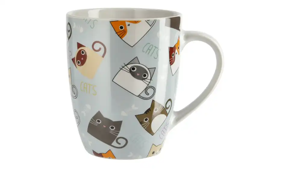 Kaffeebecher Katzen, 4er-Set