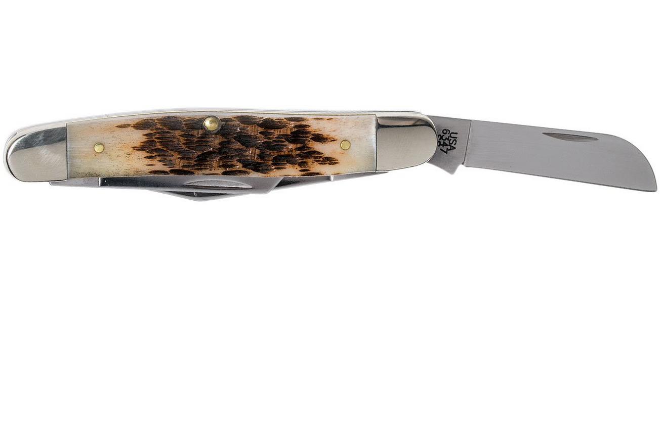 Case Stockman Amber Jigged Bone, 00128, 6347 SS zakmes