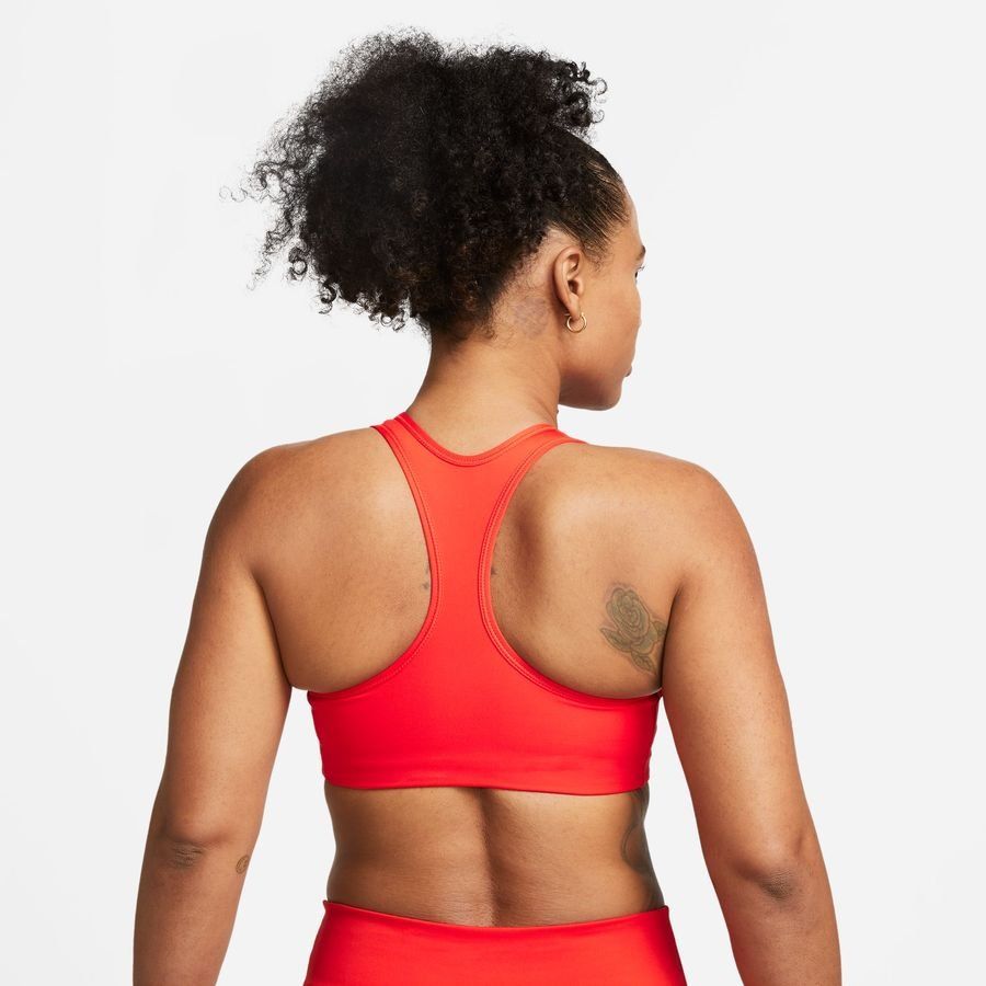 Nike Swoosh Brassière - Rouge/Blanc