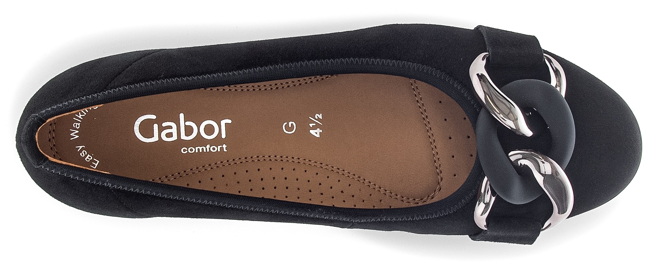 Gabor Ballerina »FLORENZ«  , Keilabsatz, Bequemschuh, Slipper, Businessschuh in Weite G (=weit)