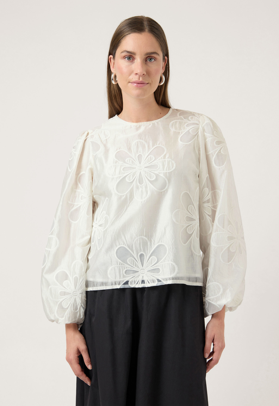 YAS Yaslima Top Met Lange Mouwen