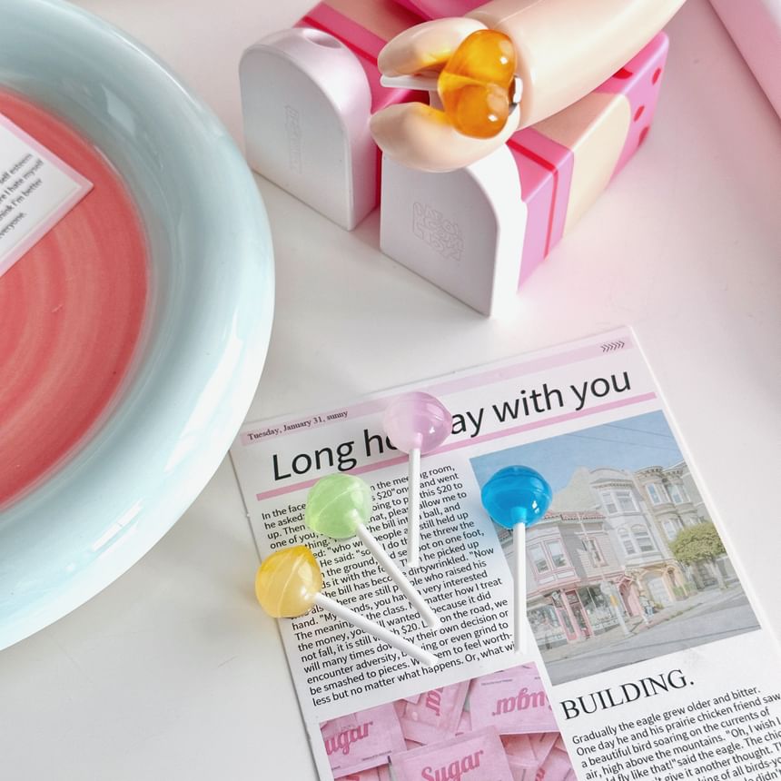 Indus - Lollipop Hars Koelkastmagneet (Diverse Ontwerpen) / Set