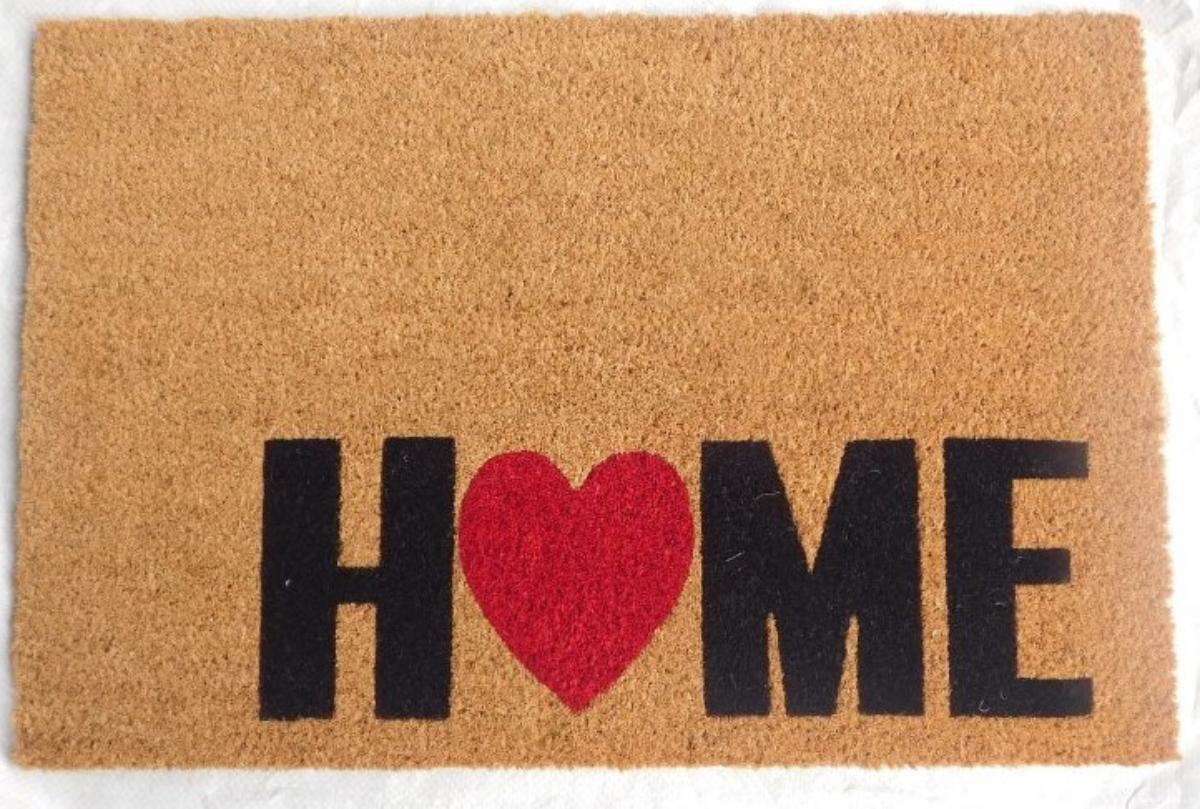 Intratuin deurmat Home hart 75 x 45 cm