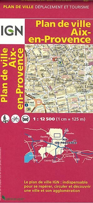 IGN - AIX EN PROVENCE 1 12 500 PLAN DE VILLE