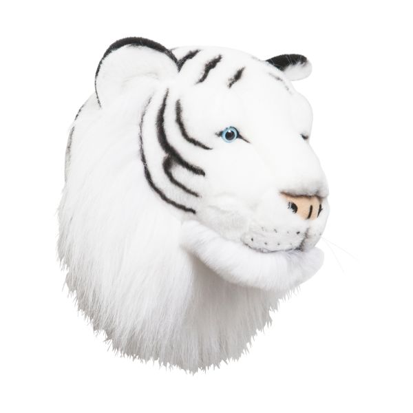 Wild & Soft Tijger Albert Dierenkop Wit