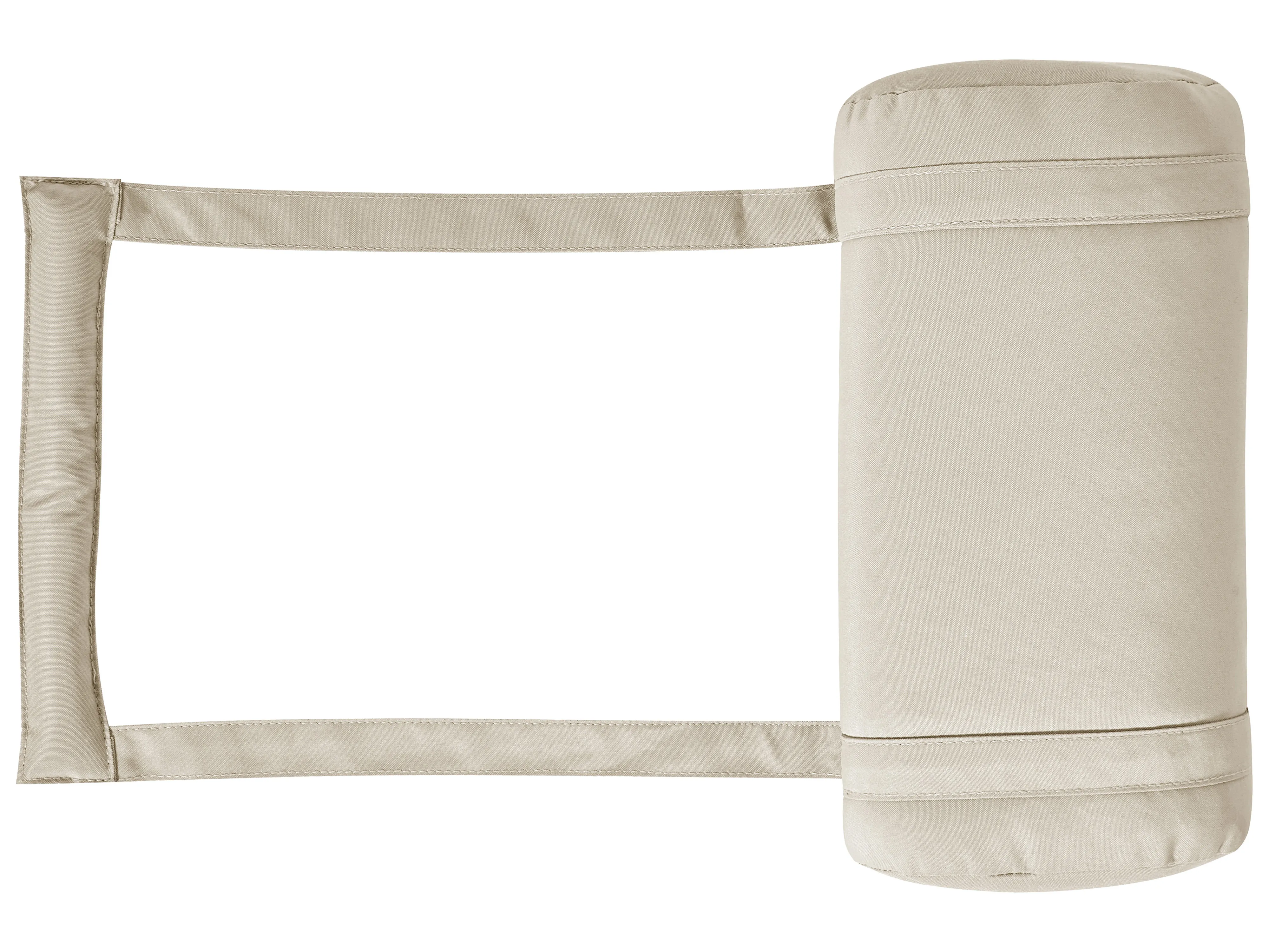 Set van 2 rug/zitkussens JAVA/AMANTEA PREMIUM 50 x 70 cm Taupe