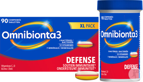 Omnibionta3 Multivitamines Défense Immunité 90 Comprimés