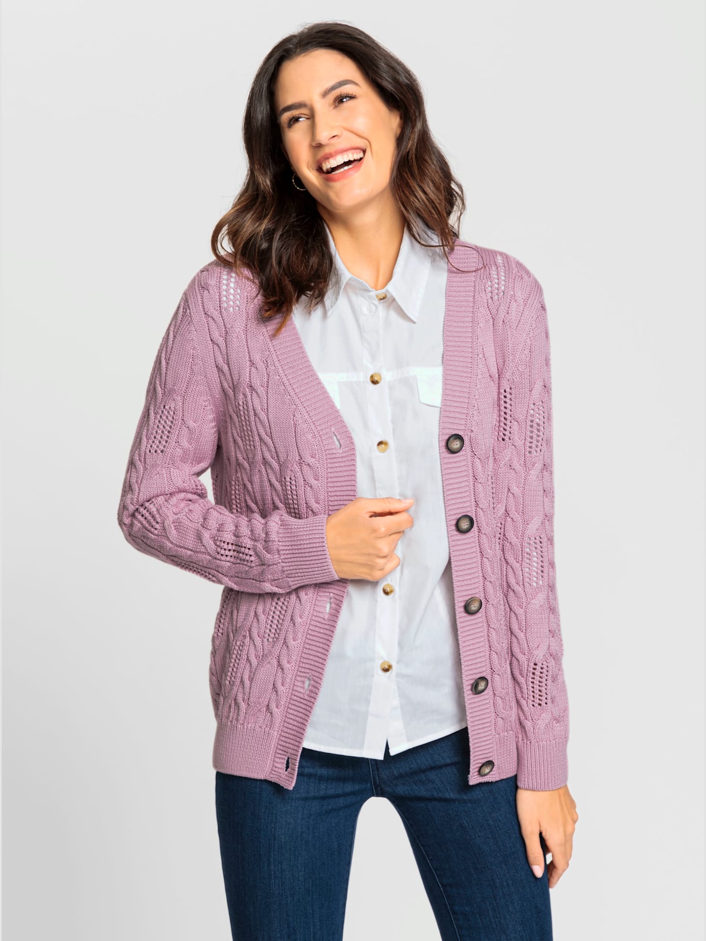 Veste en tricot 50% coton