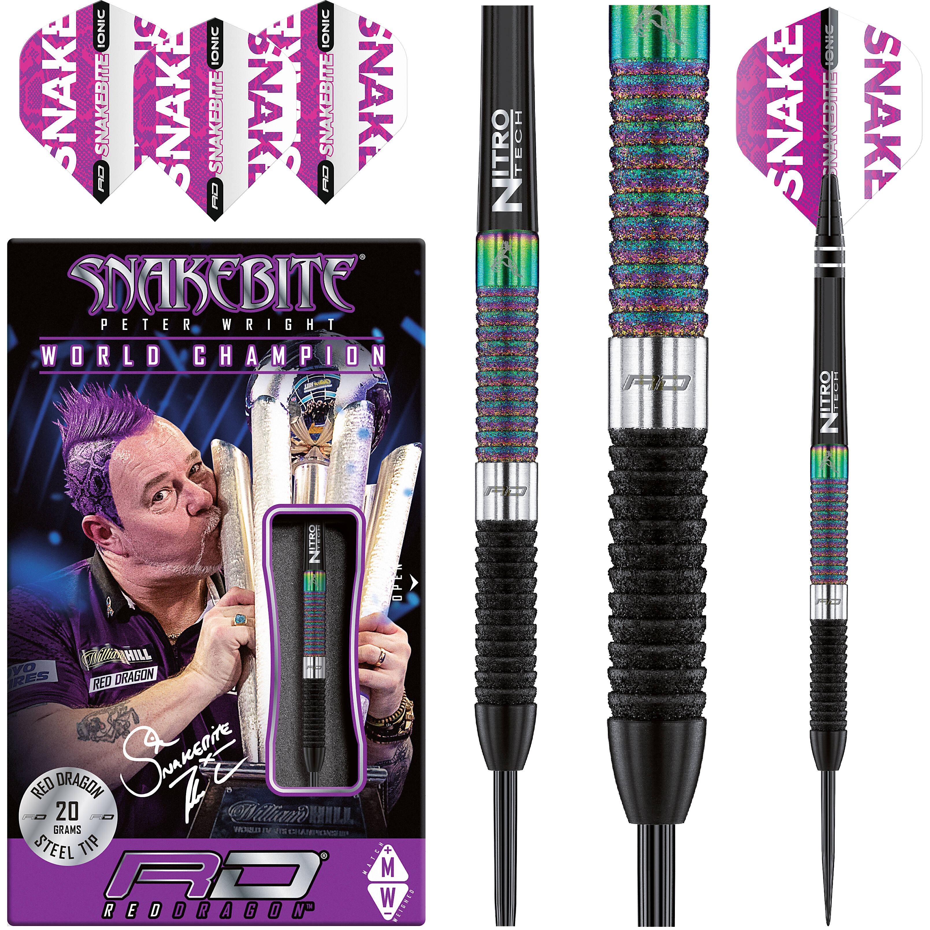 Red Dragon - Peter Wright World Champion Diamond - Steeldart
