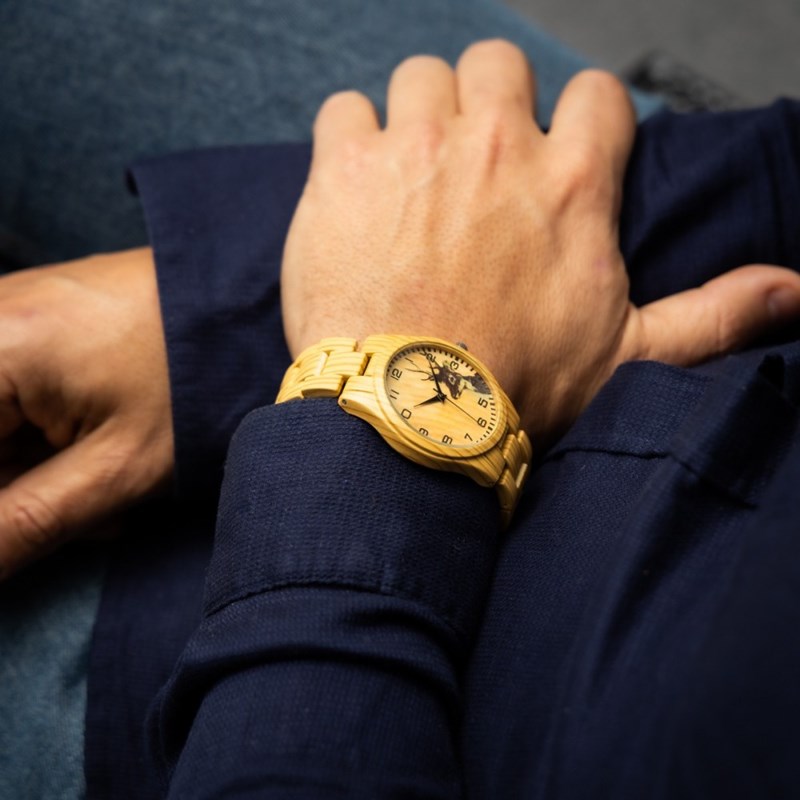 Montre Homme CHTIME bracelet Plastique Marron